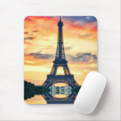 エッフェルタワーパリ夕べヨーロッパトラベル マウスパッド (マウス)