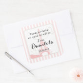 エッフェルタワーパリ結婚ーズ スクエアシール (封筒)