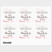 エッフェルタワーパリ結婚ーズ スクエアシール (シート)