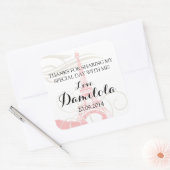 エッフェルタワーパリ結婚ーズ スクエアシール (封筒)