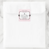 エッフェルタワーパリ結婚ーズ スクエアシール (バッグ)