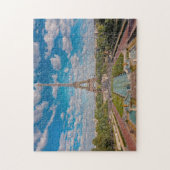 エッフェルタワーパリ。 ジグソーパズル (縦)