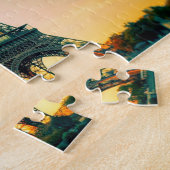 エッフェルタワーパリ。 ジグソーパズル (側面)