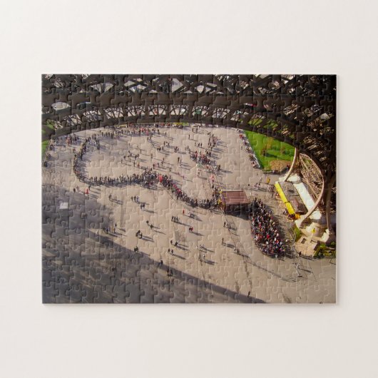 エッフェルタワーパリ。 ジグソーパズル (横)