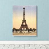 エッフェルタワーパリ、万博ユニバーサル1900 キャンバスプリント (インサイチュ (ウッドフロア))