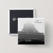 エッフェルタワーパリ 缶バッジ (正面&裏面)