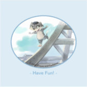 エッフェルタワービニールステッカー – おもしろい(様々なサイズ) シール (正面)