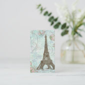 エッフェルタワーピンクローズ&スクロールズ 名刺 (スタンド正面)