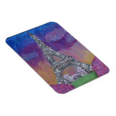 エッフェルタワーフォークアートパリスプリングタイ絵画ム マグネット (右側)