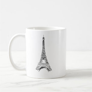 エッフェルタワーフランスのコーヒーマグ コーヒーマグカップ