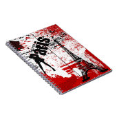 エッフェルタワーフランスのノート ノートブック (右側)