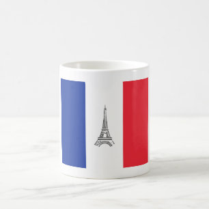 エッフェルタワーフランスの国旗をテーマにしたマグカップ コーヒーマグカップ