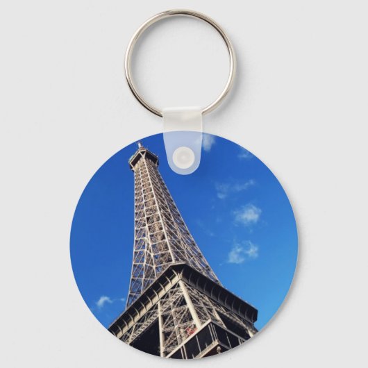 エッフェルタワーフランス旅行写真 キーホルダー (正面)