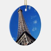 エッフェルタワーフランス旅行写真 セラミックオーナメント (右)