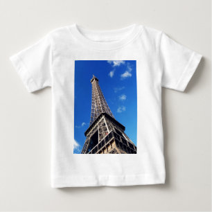 エッフェルタワーフランス旅行写真 ベビーTシャツ