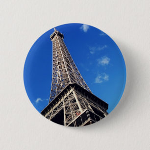 エッフェルタワーフランス旅行写真 缶バッジ