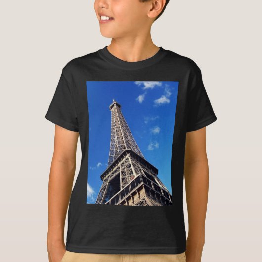 エッフェルタワーフランス旅行写真 Tシャツ (正面)