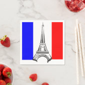エッフェルタワーフランス スタンダードカクテルナプキン (インサイチュ)