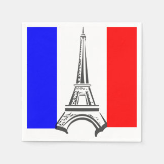 エッフェルタワーフランス スタンダードカクテルナプキン