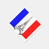 エッフェルタワーフランス スタンダードカクテルナプキン (角)