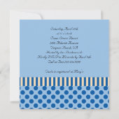 エッフェルタワーブライダフランスのルシャワーの招待状 招待状 (裏面)