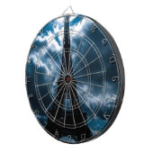 エッフェルタワーブルーナイト ダーツボード (正面右)