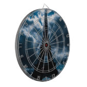 エッフェルタワーブルーナイト ダーツボード (正面左)