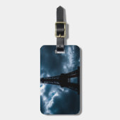 エッフェルタワーブルーナイト ラゲッジタグ (正面縦)