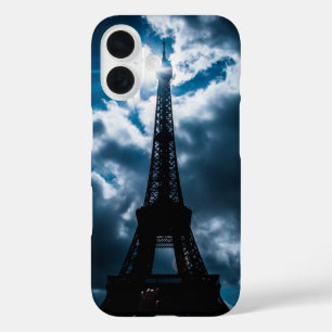 エッフェルタワーブルーナイト iPhone 16ケース