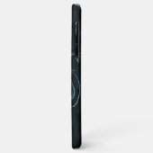 エッフェルタワーブルーフローラスワーズ Case-Mate iPhoneケース (裏面/左)