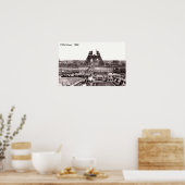 エッフェルタワープリント ポスター (キッチン)