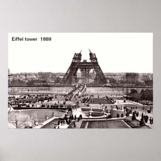 エッフェルタワープリント ポスター (正面)