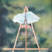 エッフェルタワーボンジュールベビーウェルカムアクリルサイン アクリルサイン (ニュートラル)