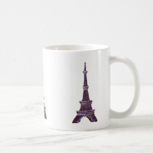 エッフェルタワーポインティリスムマグ コーヒーマグカップ