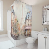 エッフェルタワーミスティオータムデーパリ シャワーカーテン (インサイチュ)