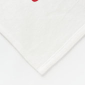 エッフェルタワーミートインパリスウォーターカラー(ばちゃばちゃ)跳ねる フリースブランケット (角)