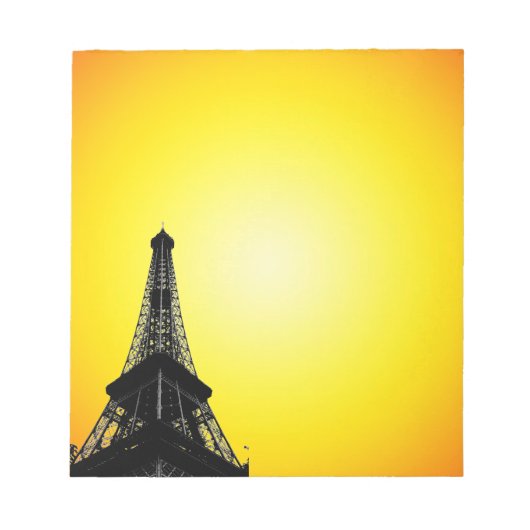 エッフェルタワーメモ帳 ノートパッド (正面)