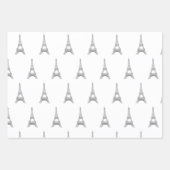 エッフェルタワーラッピング紙 ラッピングペーパーシート (正面3)