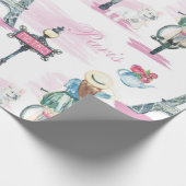 エッフェルタワーラッピング紙 ラッピングペーパー (角)