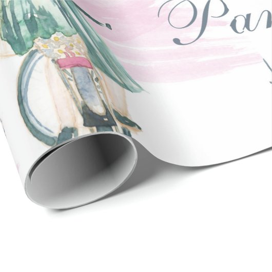 エッフェルタワーラッピング紙 ラッピングペーパー (ロールコーナー)