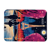 エッフェルタワーランドマークオブパリ マグネット (横)