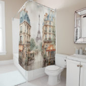 エッフェルタワーレインデーパリ シャワーカーテン (インサイチュ)