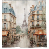 エッフェルタワーレインデーパリ シャワーカーテン (正面)