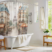 エッフェルタワーレインデーパリ シャワーカーテン