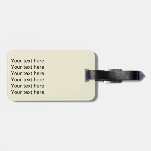 エッフェルタワーヴィンテージフランスのラゲッジタグ ラゲッジタグ (裏面横)