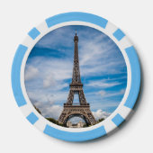 エッフェルタワー写真 ポーカーチップ (裏面)