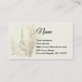 エッフェルタワー名刺 名刺 (正面)