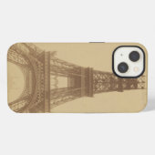 エッフェルタワー建築1888 iPhoneケース (裏面横)