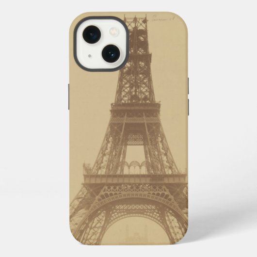 エッフェルタワー建築1888 iPhoneケース (裏面)