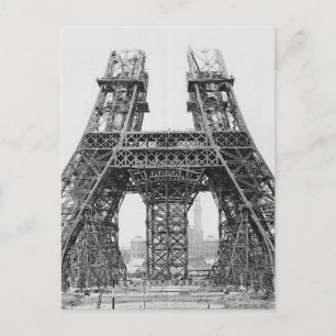 エッフェルタワー建築 ポストカード